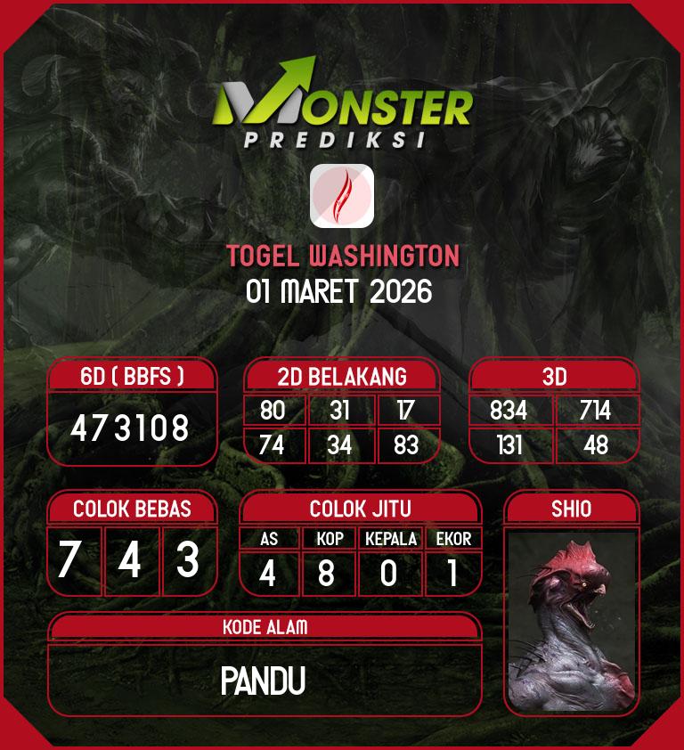 Kode-Monster-Washington-Hari-Minggu-1-Maret-2026