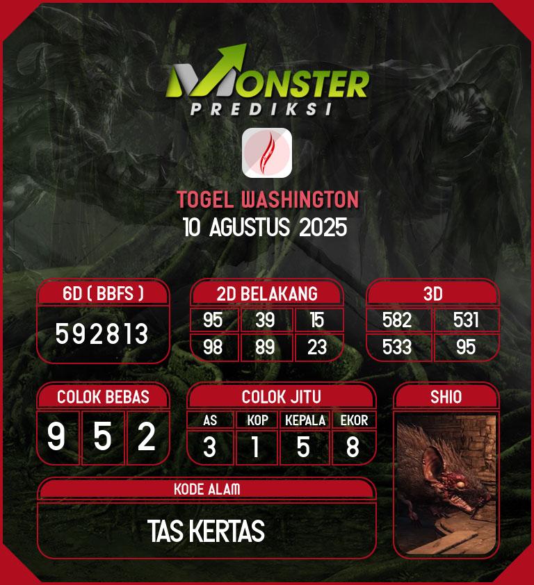 Kode-Monster-Washington-Hari-Minggu-10-Agustus-2025