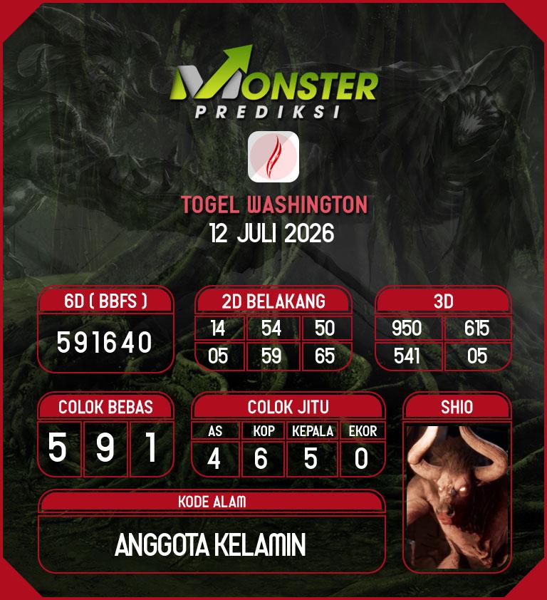 Kode-Monster-Washington-Hari-Minggu-12-Juli-2026
