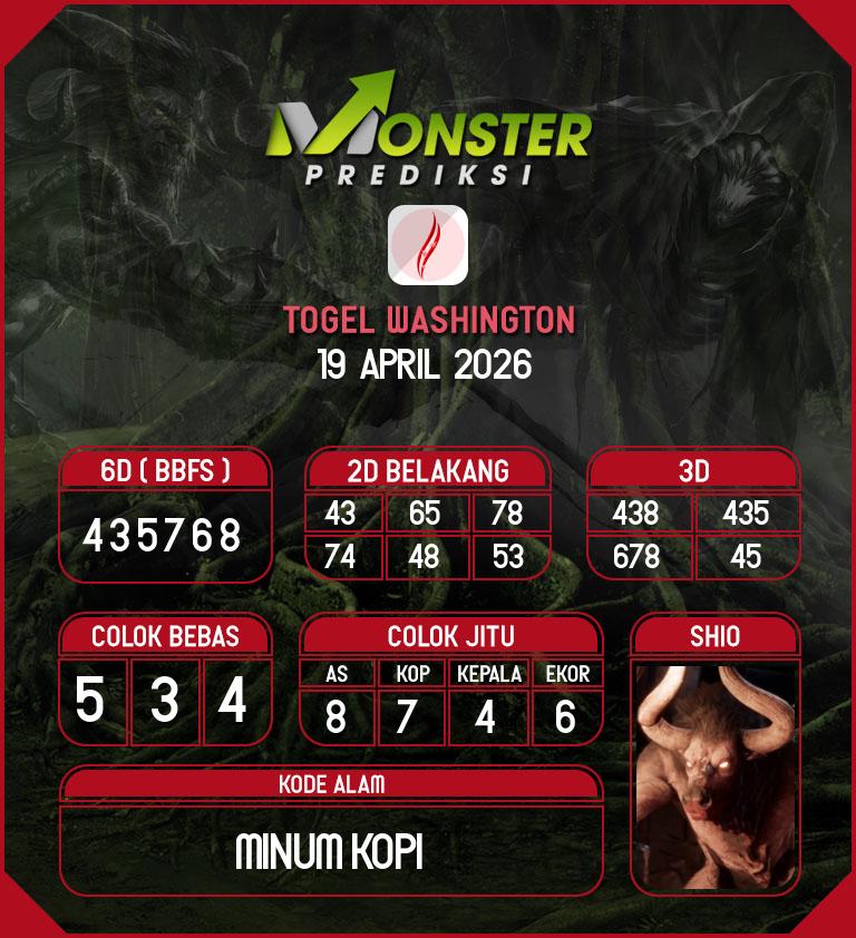 Kode-Monster-Washington-Hari-Minggu-19-April-2026