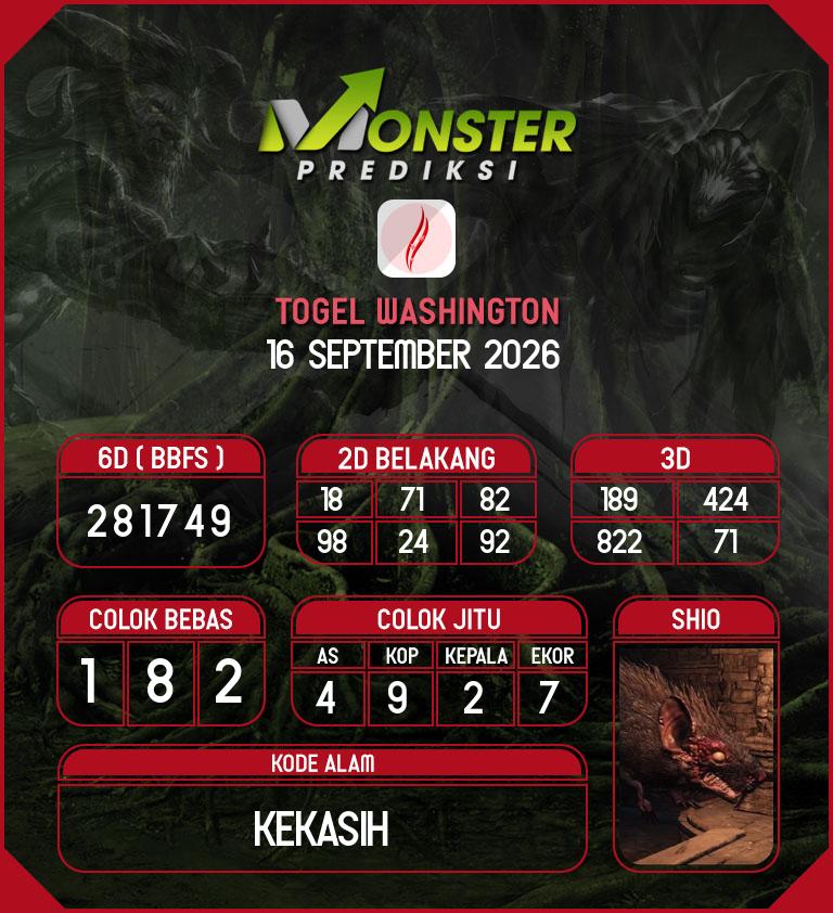 Kode-Monster-Washington-Hari-Rabu-16-September-2026