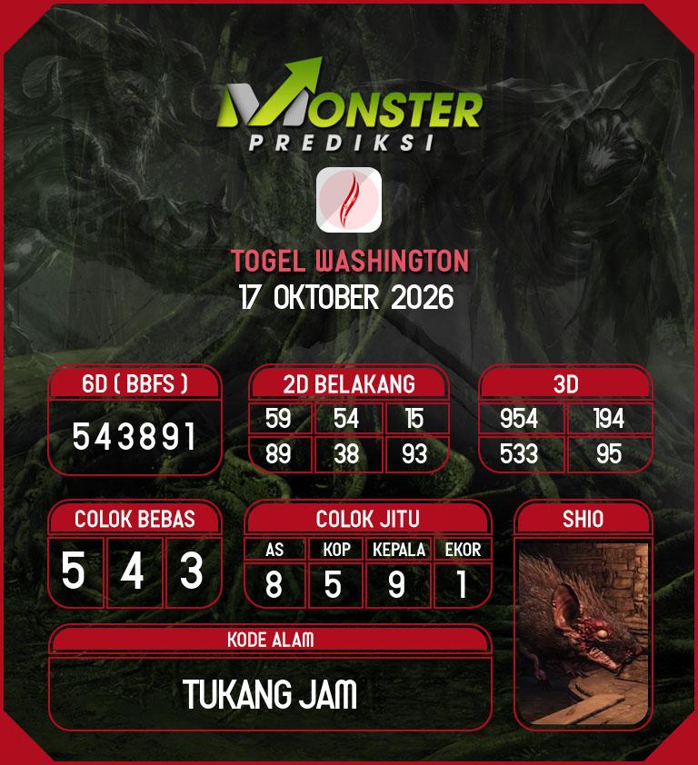 Kode-Monster-Washington-Hari-Sabtu-17-Oktober-2026