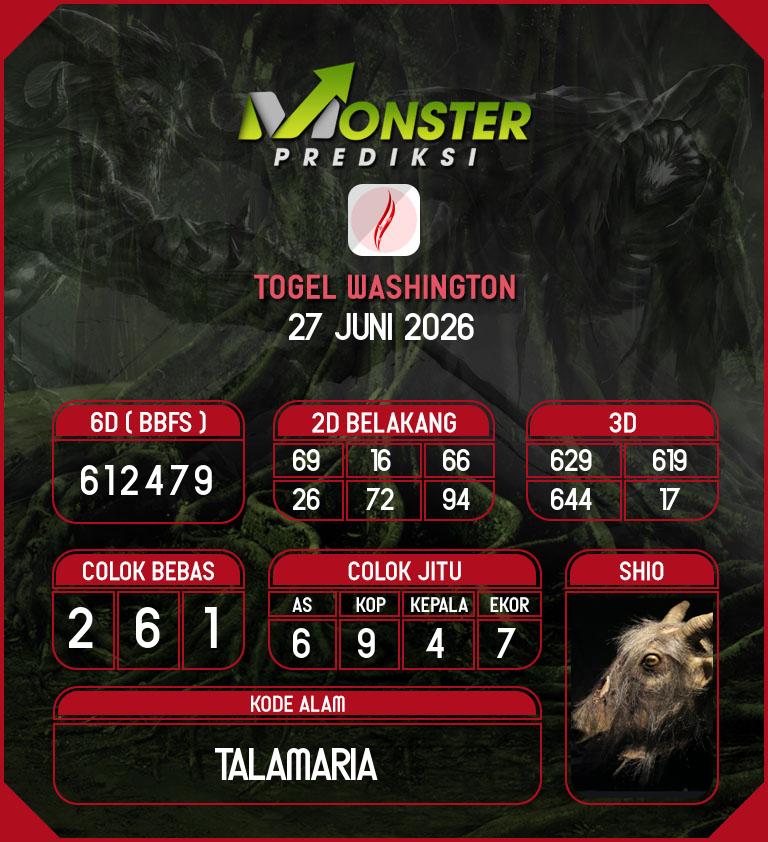 Kode-Monster-Washington-Hari-Sabtu-27-Juni-2026