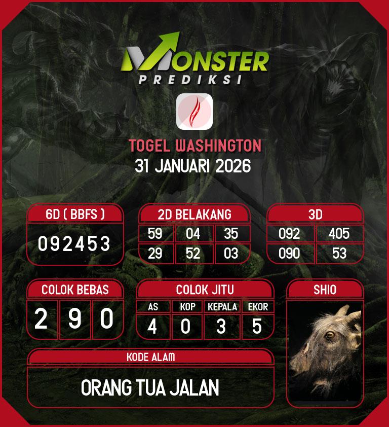 Kode-Monster-Washington-Hari-Sabtu-31-Januari-2026