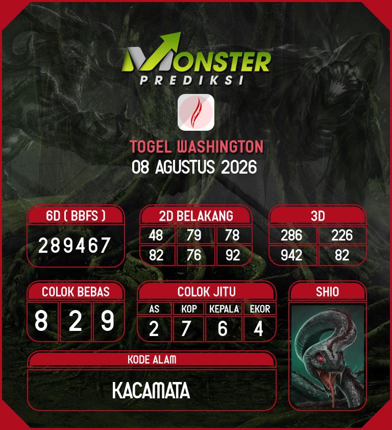 Kode-Monster-Washington-Hari-Sabtu-8-Agustus-2026