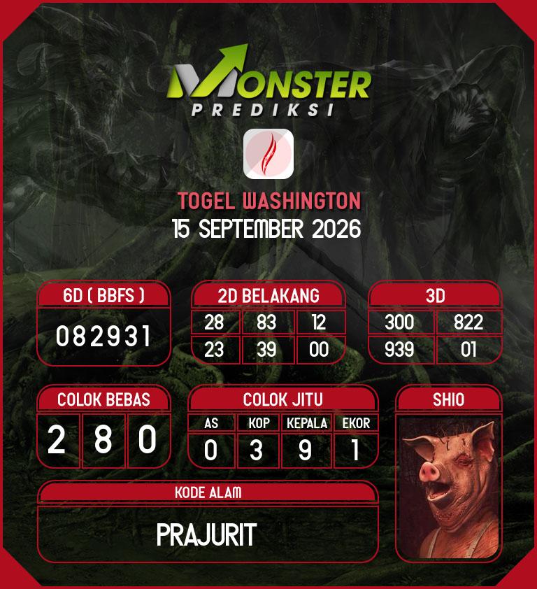 Kode-Monster-Washington-Hari-Selasa-15-September-2026