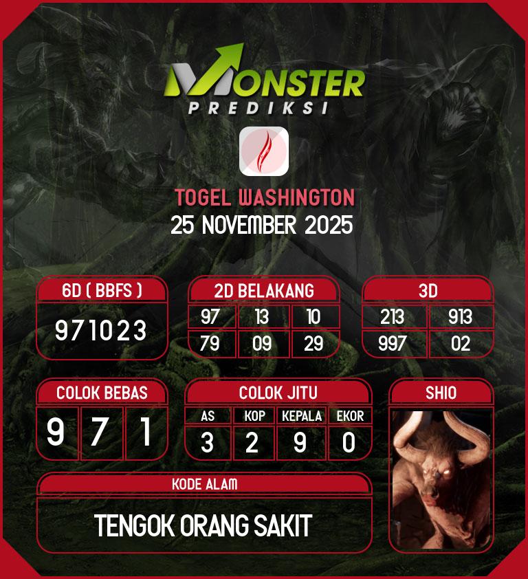 Kode-Monster-Washington-Hari-Selasa-25-November-2025