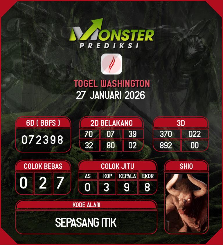 Kode-Monster-Washington-Hari-Selasa-27-Januari-2026