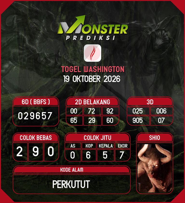 Kode-Monster-Washington-Hari-Senin-19-Oktober-2026