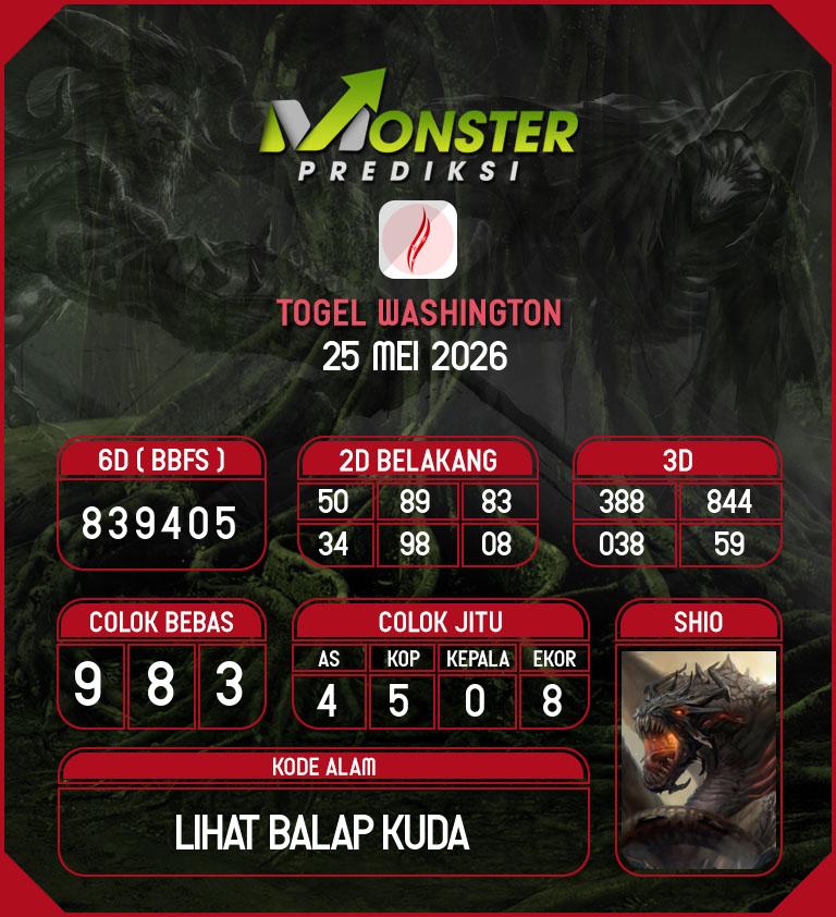 Kode-Monster-Washington-Hari-Senin-25-Mei-2026