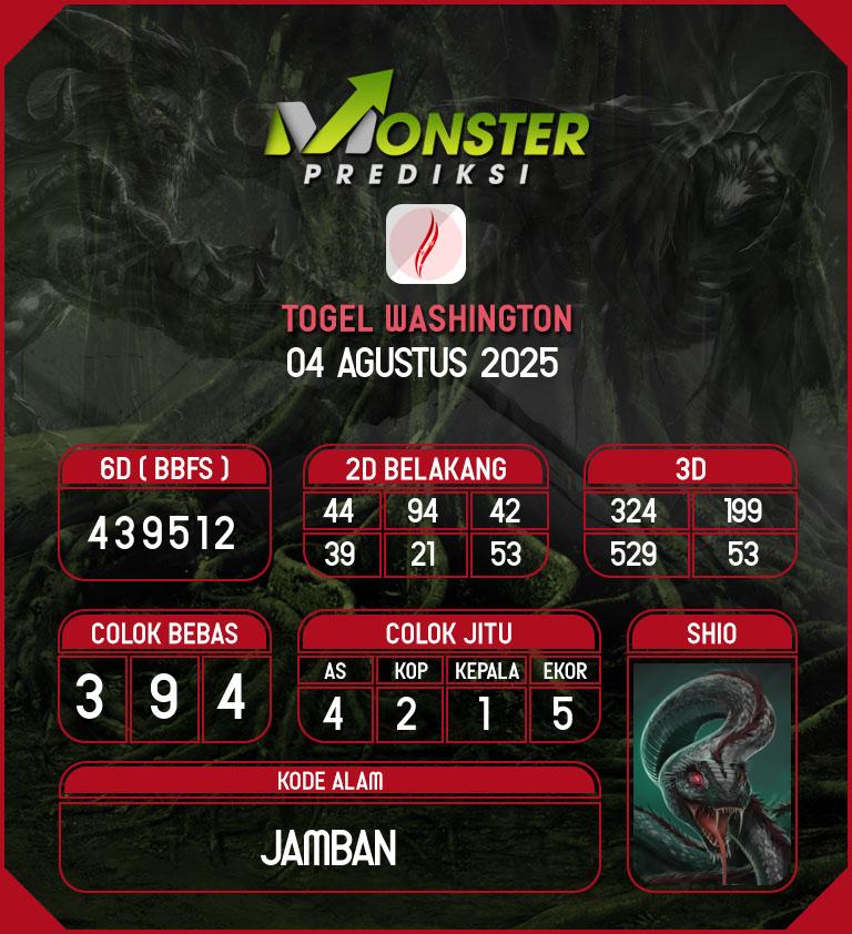 Kode-Monster-Washington-Hari-Senin-4-Agustus-2025